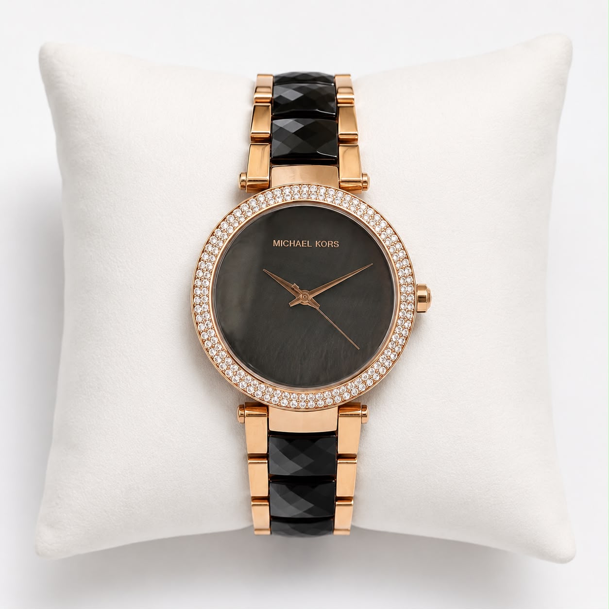 WhatsApp Image 2026-07-12 at 8.33.05 PM (1) Michael Kors Black Marble-Effect Dial - Image 1