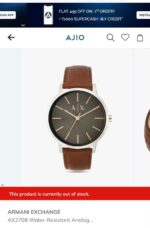 Armani Exchange Black Dail Quartz - Image 3