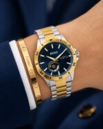 Boss Automatic Two Tone Open Heart - Image 2
