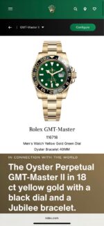 Rolex GMT Master II Green Dial - Image 3