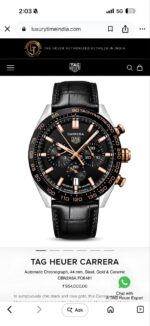 Tag Heuer Black Carrera Chronograph - Image 2