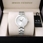 Armani Exchange White Sunray Dial - Image 3