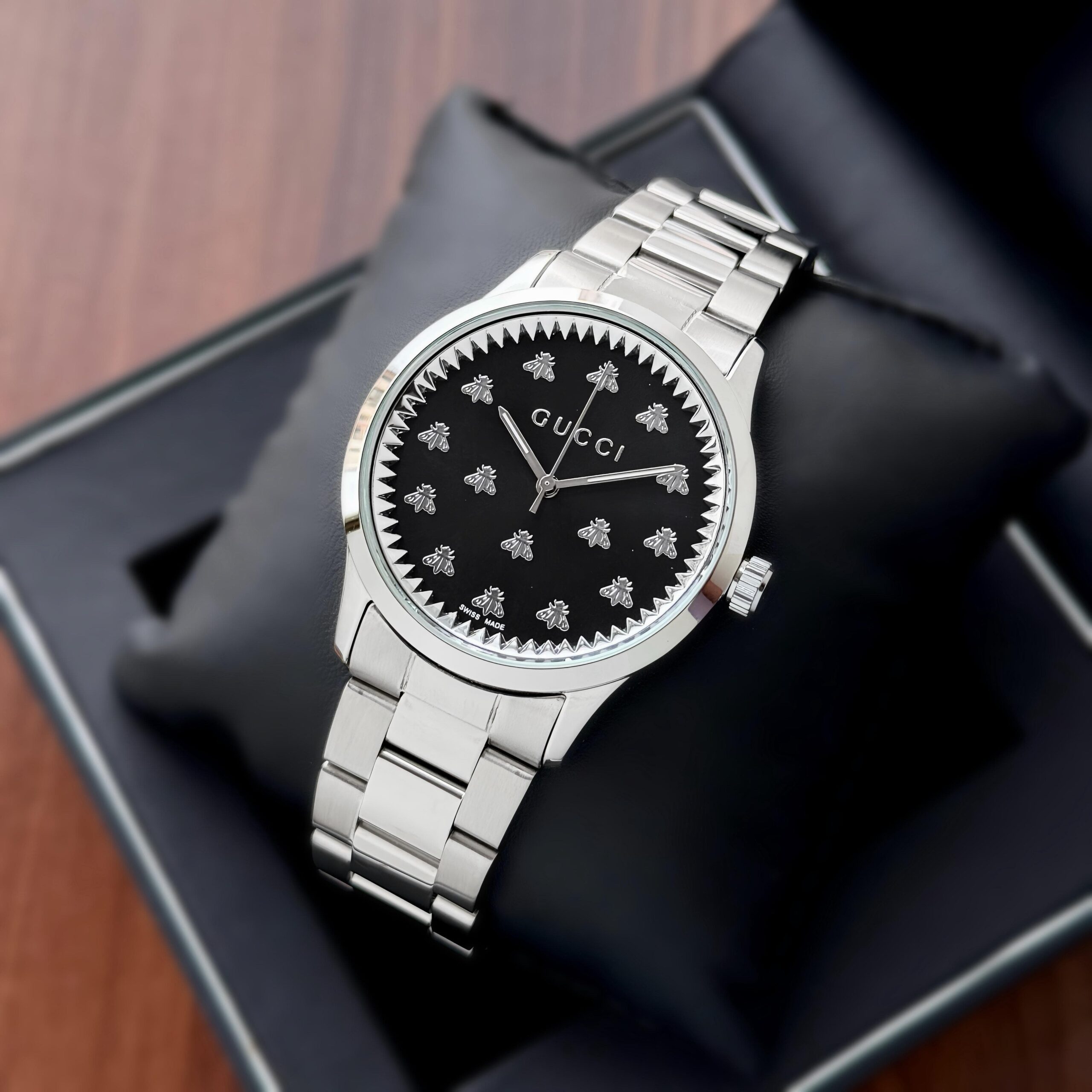 WhatsApp Image 2026-07-12 at 8.40.54 PM Gucci G-Timeless Signature Heritage Bee Dial - Image 1
