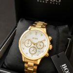 Boss Gold-Tone Quartz