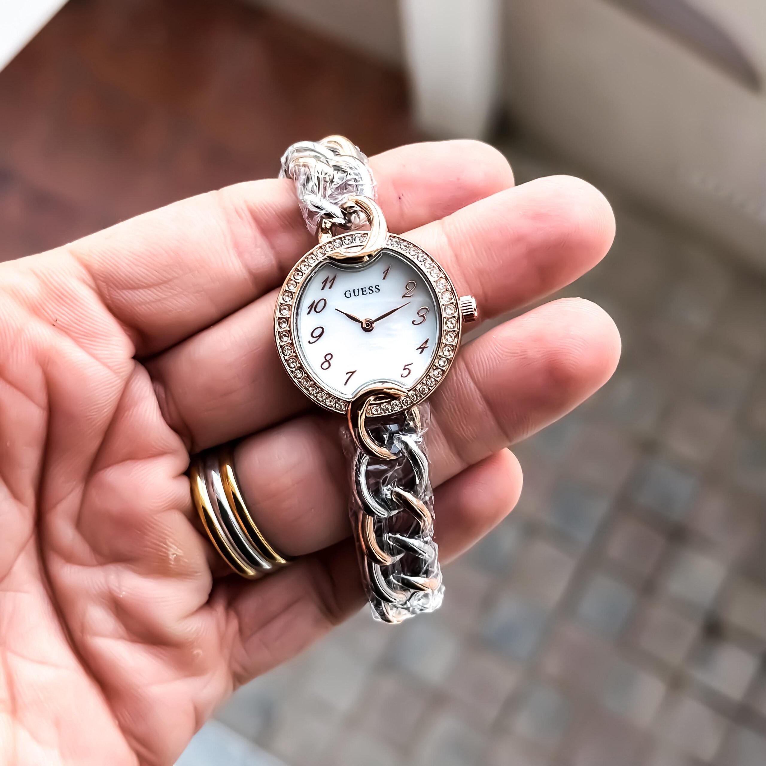 WhatsApp Image 2026-07-12 at 8.44.02 PM Guess Rumour White Dial Quartz - Image 1