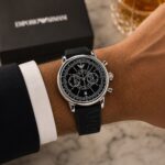 Emporio Armani Black Quartz Chronograph - Image 2