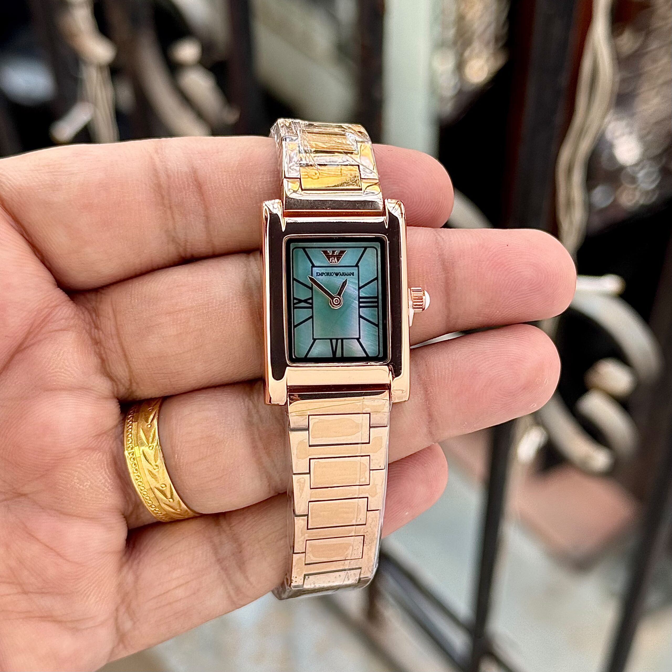WhatsApp Image 2026-07-12 at 8.47.19 PM Emporio Armani Rectangular Dial - Image 1