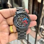 Fossil Marvel Black Skeleton Dial Automatic - Image 2