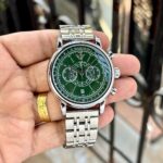 Emporio Armani Classic Green Dial Chronograph - Image 2