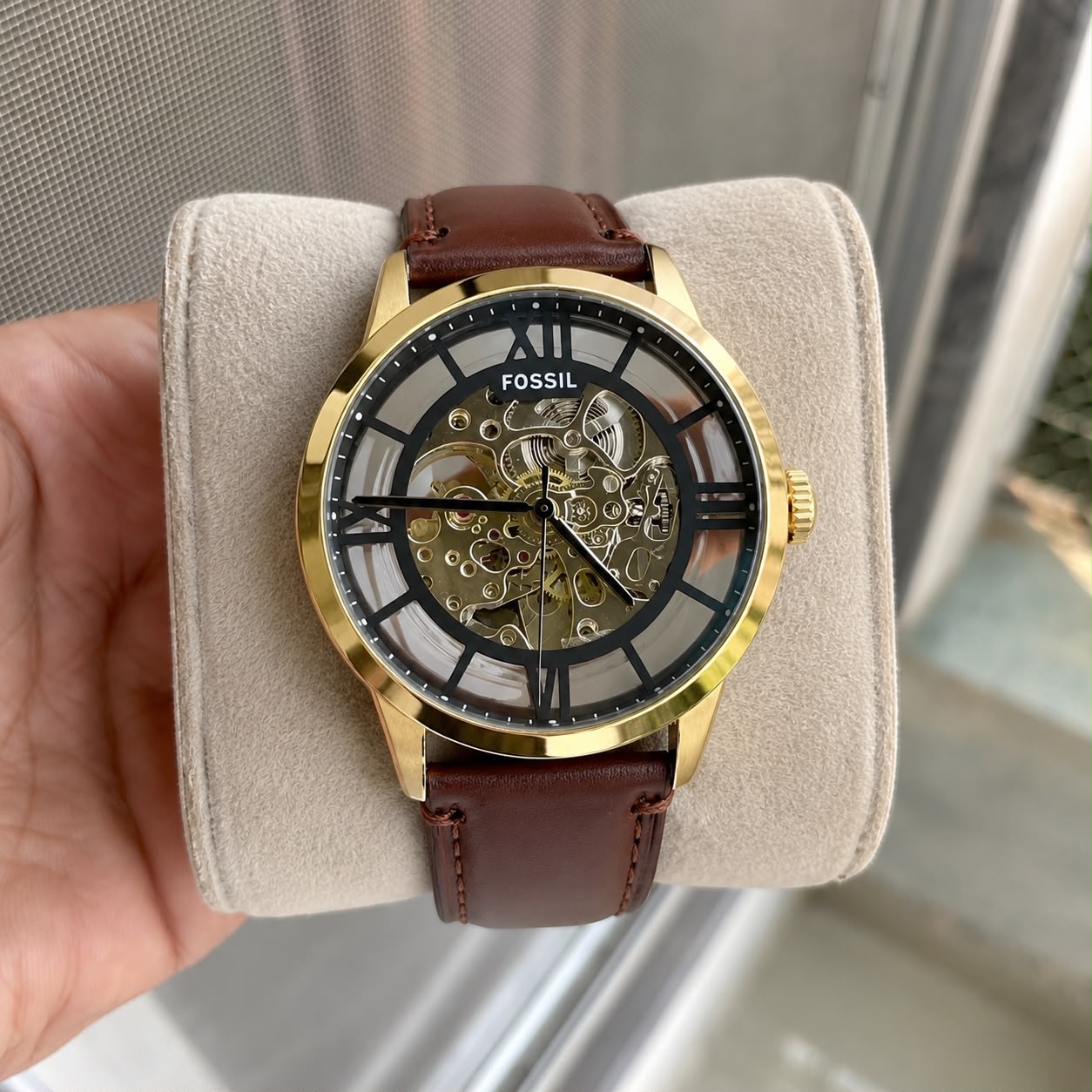 WhatsApp Image 2026-07-12 at 8.53.59 PM (1) Fossil Townsman Brown Automatic - Image 1