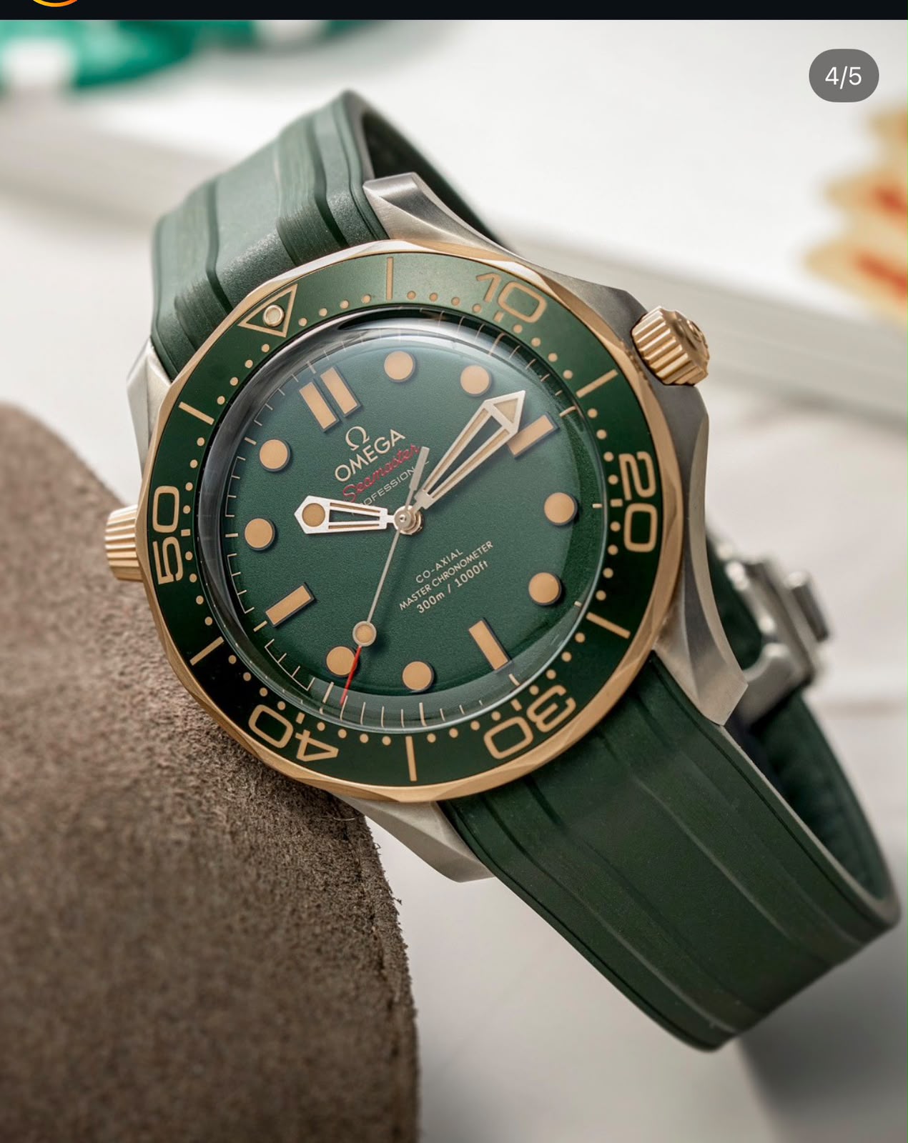 WhatsApp Image 2026-07-12 at 8.55.26 PM Omega Seamaster Diver 300M Green Tone - Image 1