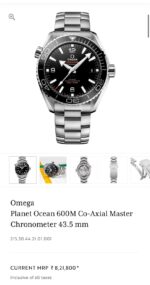 Omega Seamaster Silver Tone Automatic - Image 4