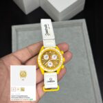 Omega Speedmaster White Yellow Dial