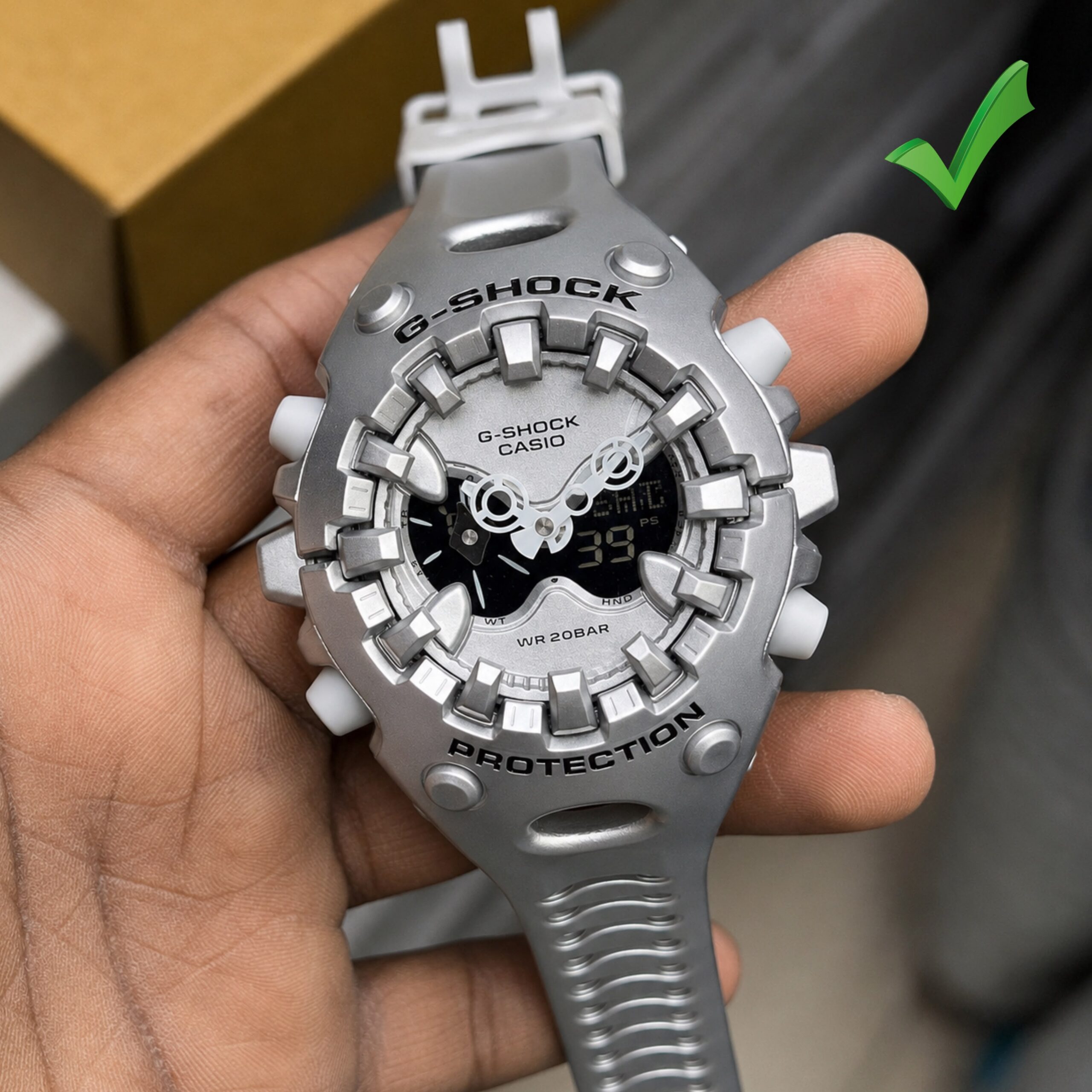 WhatsApp Image 2026-07-15 at 11.47.12 AM G Shock GA-V01-9A Silver Edition - Image 1