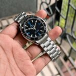 Omega Automatic Silver Black Dial - Image 2