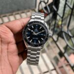Omega Automatic Silver Black Dial - Image 3