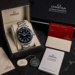 Omega Automatic Silver Black Dial - Image 5