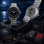 Omega Automatic Silver Black Dial - Image 4
