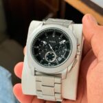 Fossil Black Dial Chronograph