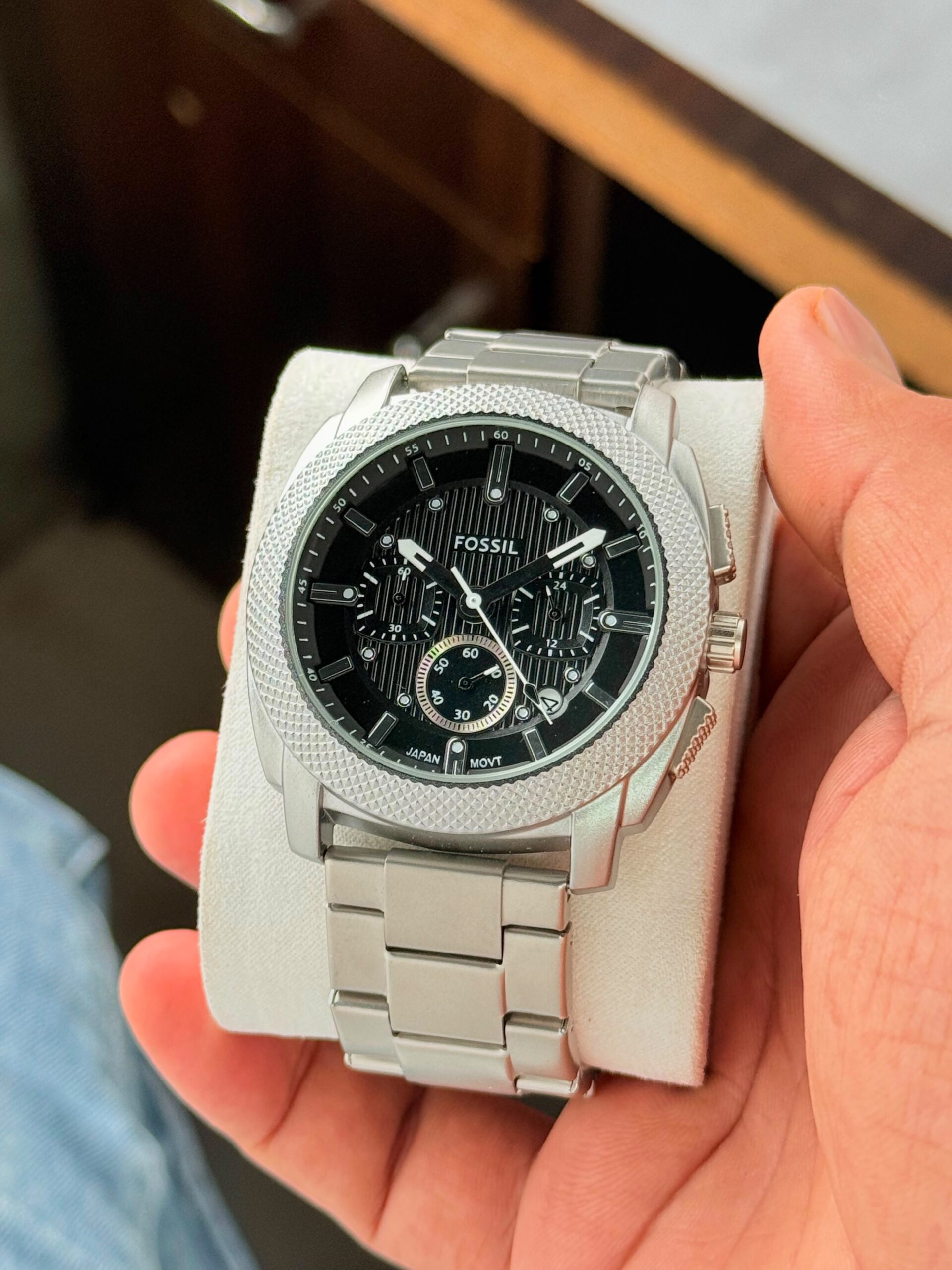 WhatsApp Image 2026-07-15 at 11.55.21 AM Fossil Black Dial Chronograph - Image 1