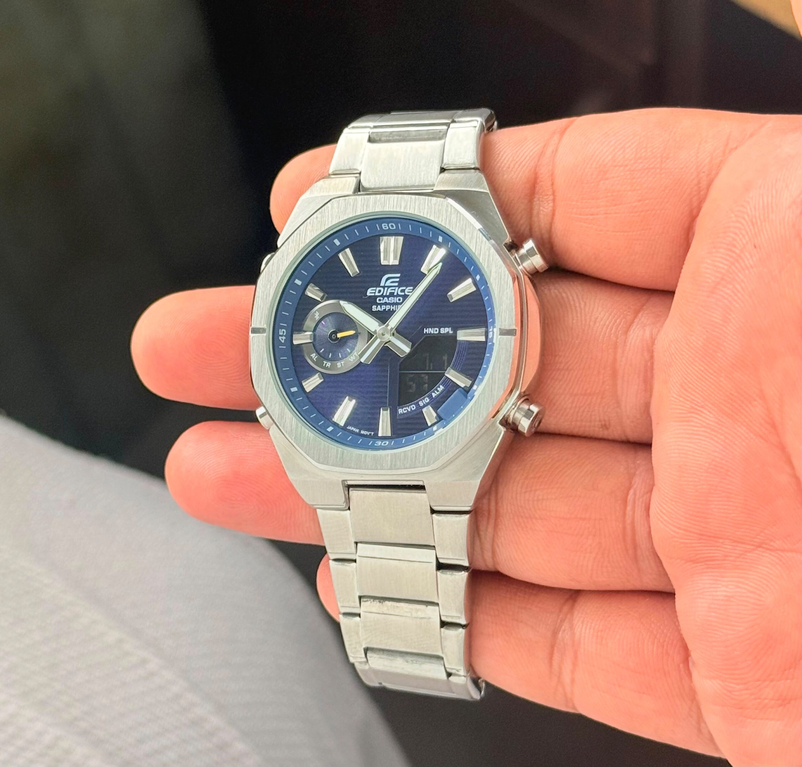 WhatsApp Image 2026-07-15 at 3.25.48 PM Edifice Casio ECB-S10D-2A Blue Dial - Image 1