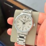 Edifice Casio Silver White Dial