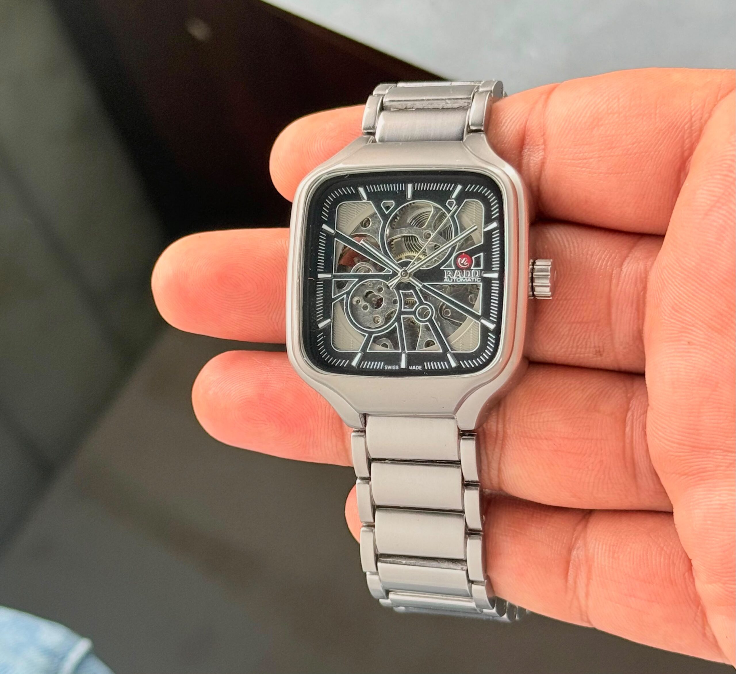 WhatsApp Image 2026-07-15 at 3.32.41 PM (1) Rado True Square Grey Automatic - Image 1