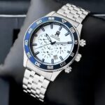 Tommy Hilfiger Silver Tone White Dial Chrono