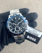 Boss Velocity Black Dial Chronograph
