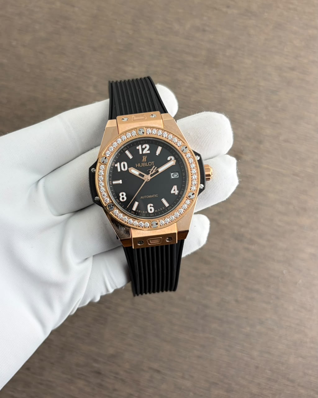 WhatsApp Image 2026-07-15 at 3.42.23 PM (1) Hublot Big Bang King Diamonds Black Dial - Image 1
