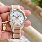 Rado HyperChrome White Golden Dial Chronograph - Image 3