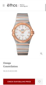 Omega Constellation Gold silver Dial - Image 2