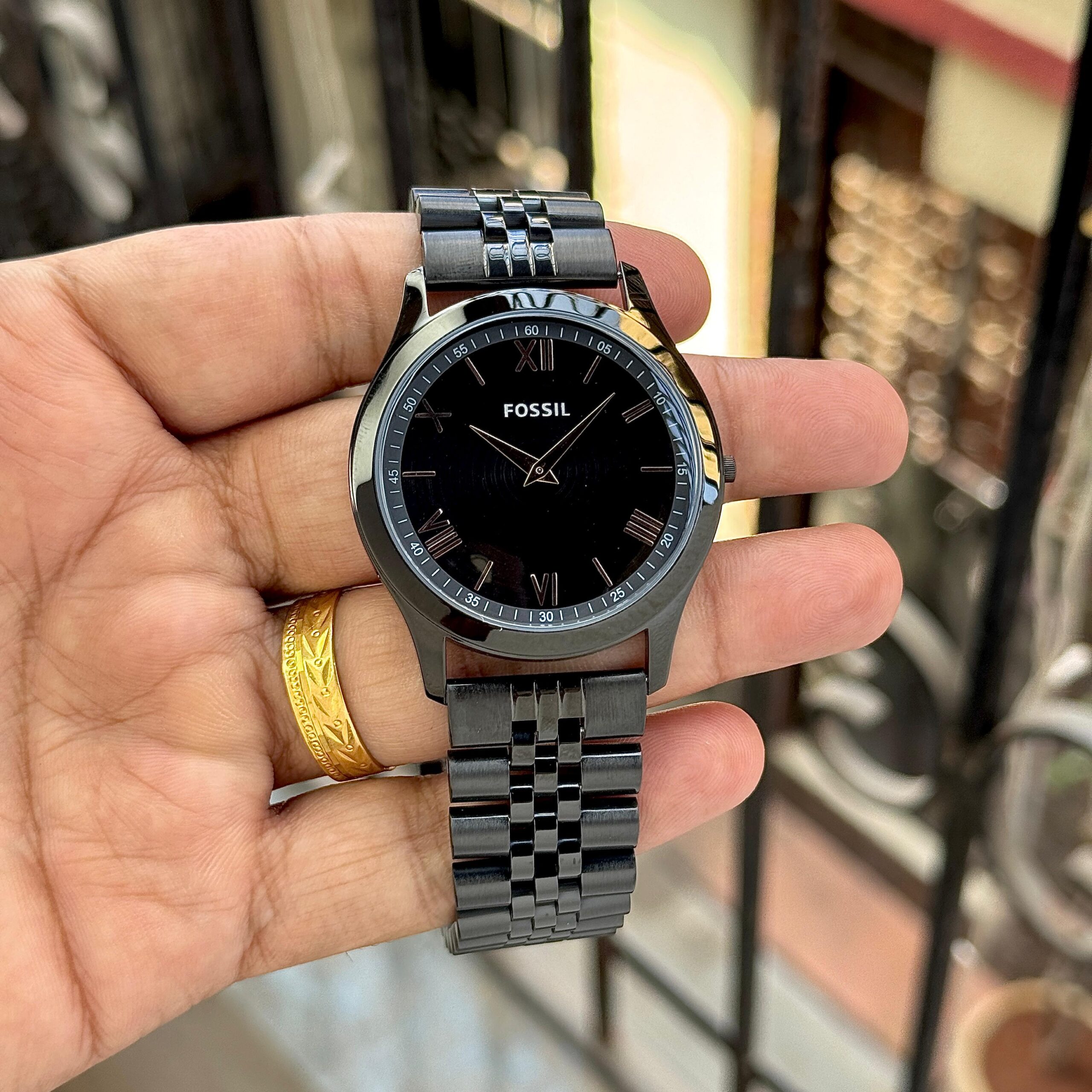 WhatsApp Image 2026-07-15 at 4.15.56 PM Fossil Black Sub-Dial Quartz - Image 1
