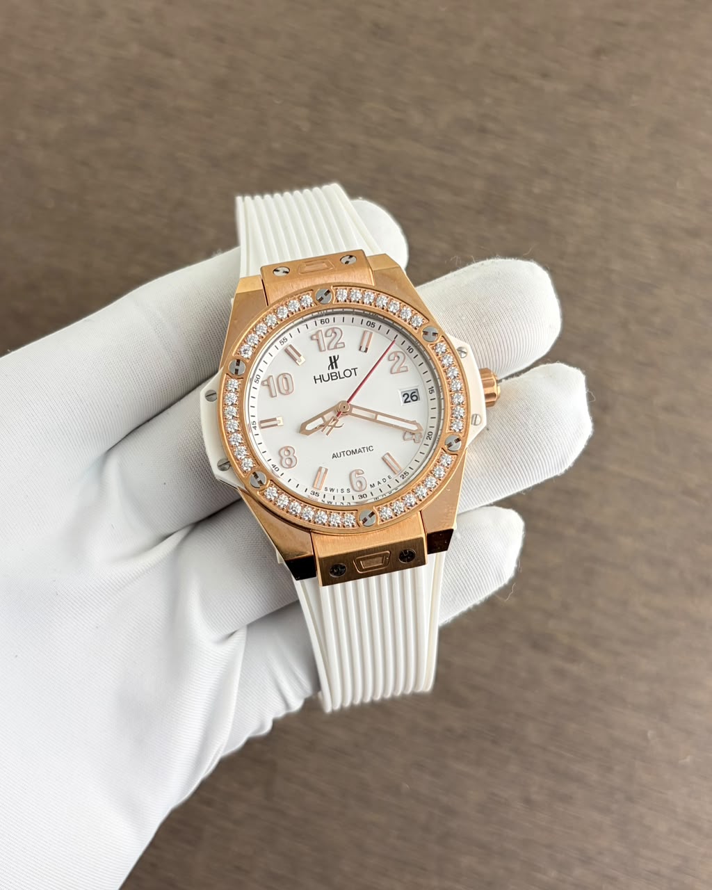 WhatsApp Image 2026-07-16 at 10.46.04 PM Hublot Big Bang One Click King White Diamond Dial - Image 1