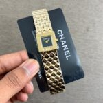 Chanel Square Dial Gold Tone