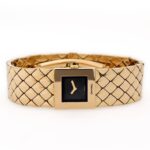 Chanel Square Dial Gold Tone - Image 4