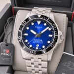 Tissot Seastar Powermatic 80 Blue Sunburst Dial