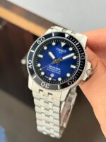 Tissot Seastar Powermatic 80 Blue Sunburst Dial - Image 5