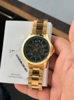 Armani Exchange Modern Automatic Gold Tone - Image 3