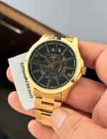 Armani Exchange Modern Automatic Gold Tone - Image 5