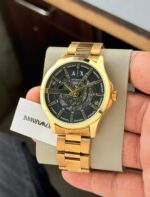 Armani Exchange Modern Automatic Gold Tone - Image 4