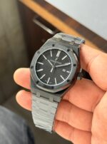 Audemars Piguet Royal Oak Textured Black Dial - Image 3