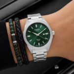 Tissot PRC100 Solar Green Sunburst Dial - Image 2