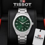 Tissot PRC100 Solar Green Sunburst Dial - Image 3