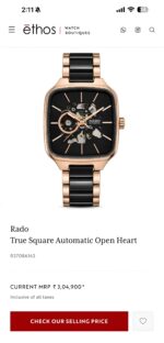Rado Square Automatic Skeleton - Image 4