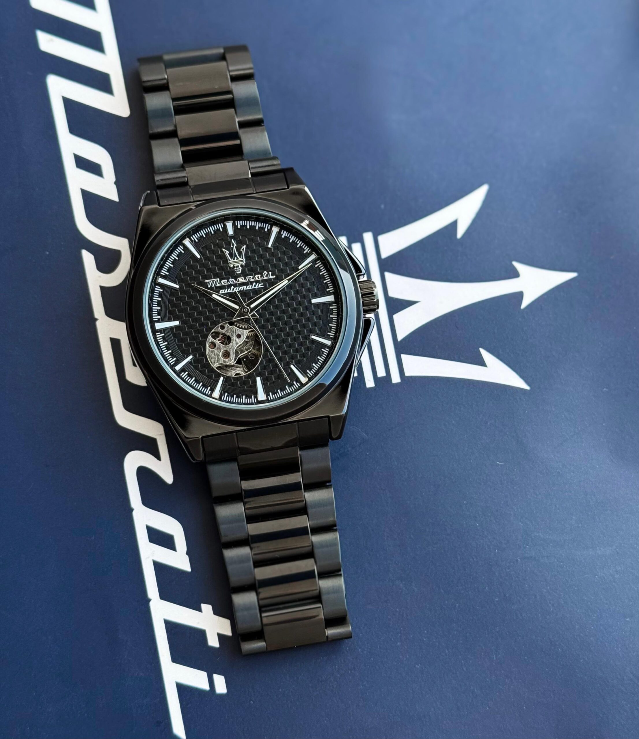 WhatsApp Image 2026-07-16 at 4.14.00 PM Maserati Black Analog Dial Automatic - Image 1
