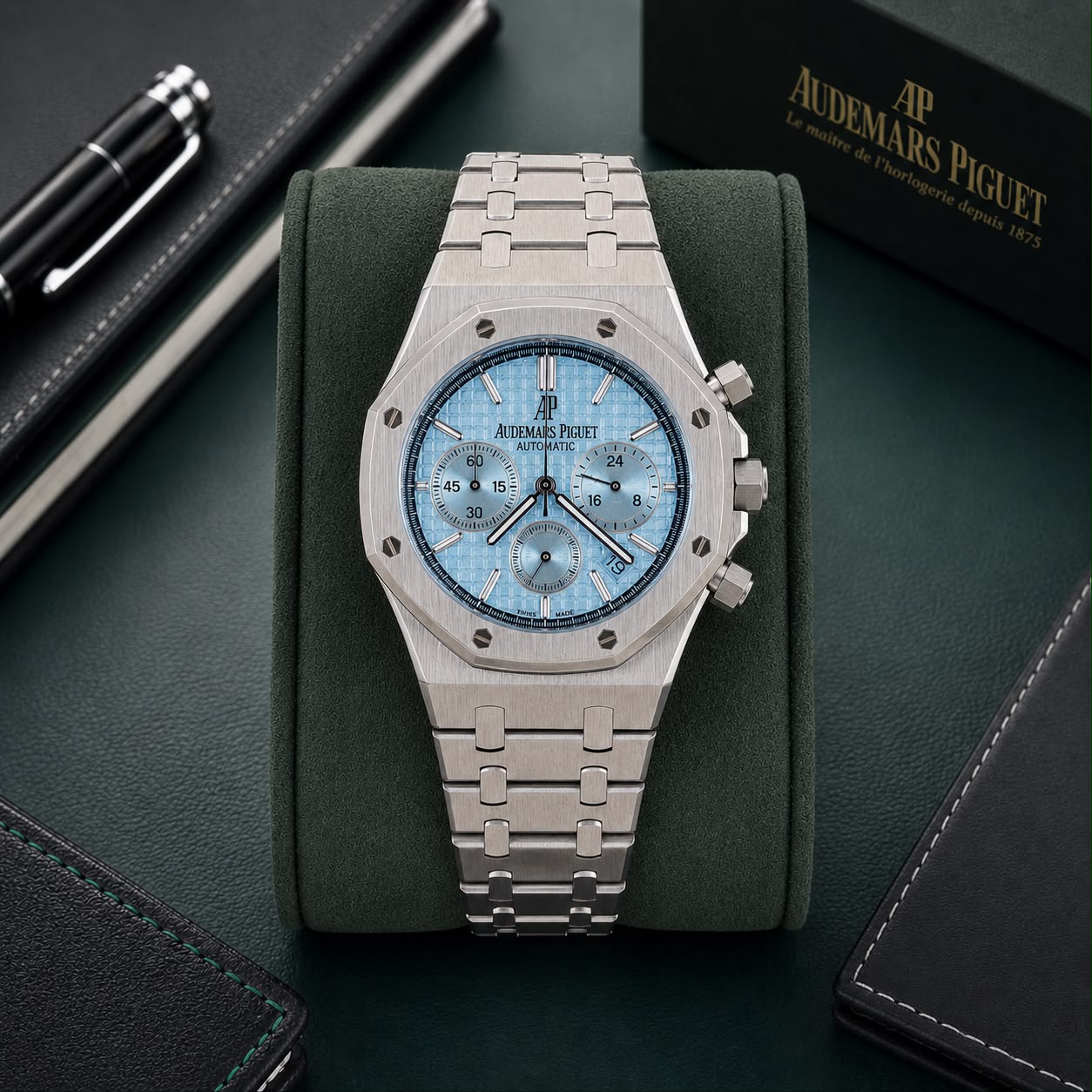 WhatsApp Image 2026-07-16 at 4.46.57 PM Audemars Piguet Royal Oak Blue Dial Chronograph - Image 1