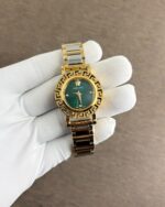 Versace Greca Glam Green Analog Dial