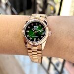 Rolex Rose Gold Green Dial - Image 2