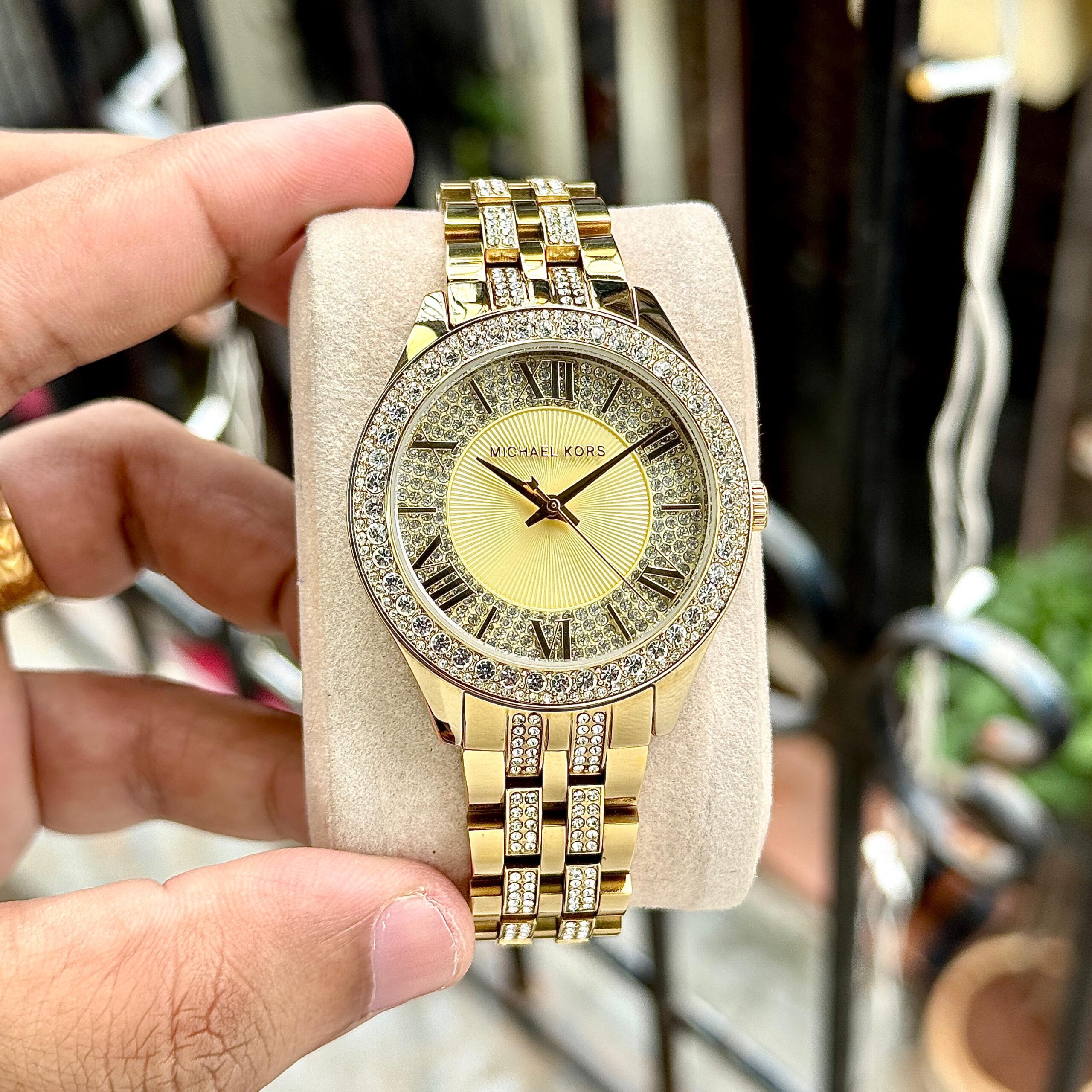 WhatsApp Image 2026-07-16 at 4.50.11 PM (1) Michael Kors Harlowe Gold Sunray Dial - Image 1